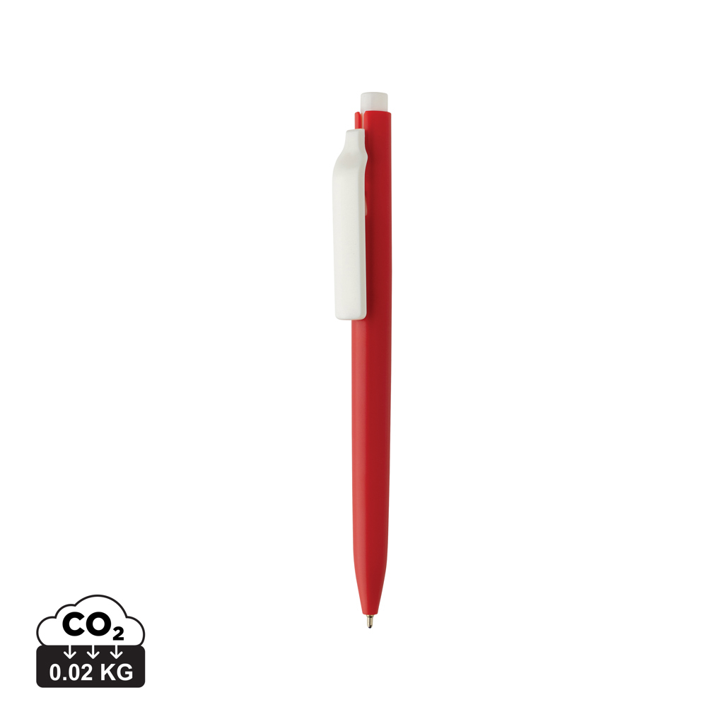 Stylo promotionnel encre fluide recyclé GRS Vibe Rouge / Blanc